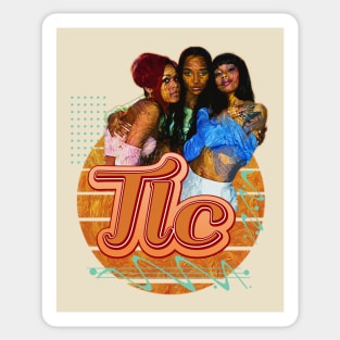 Tlc // Retro Art Sticker